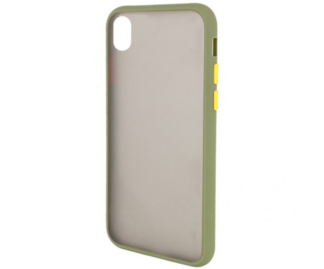 Чохол iPhone X/XS Gingel Series Light green/Yellow